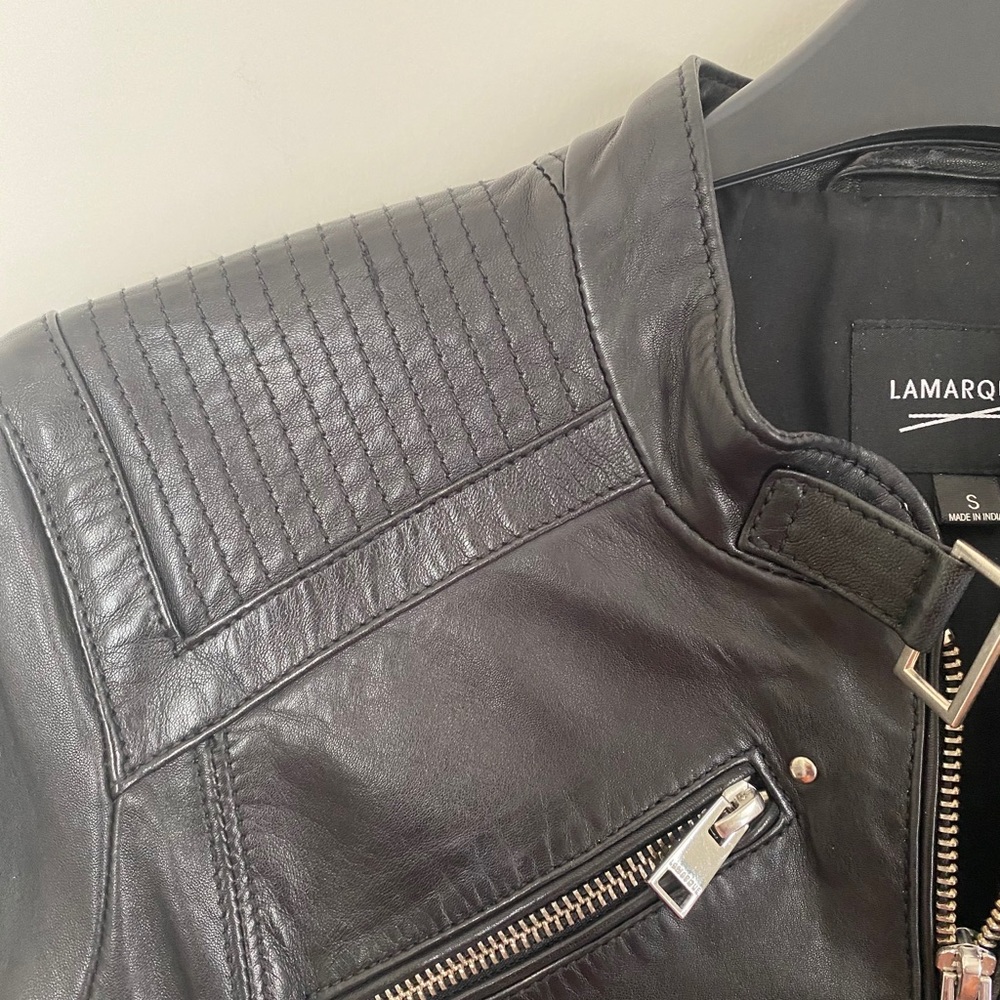 LAMARQUE leather jacket - Picture 4 of 9